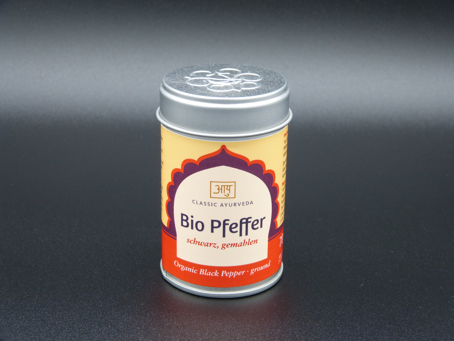 Pfeffer schwarz gemahlen