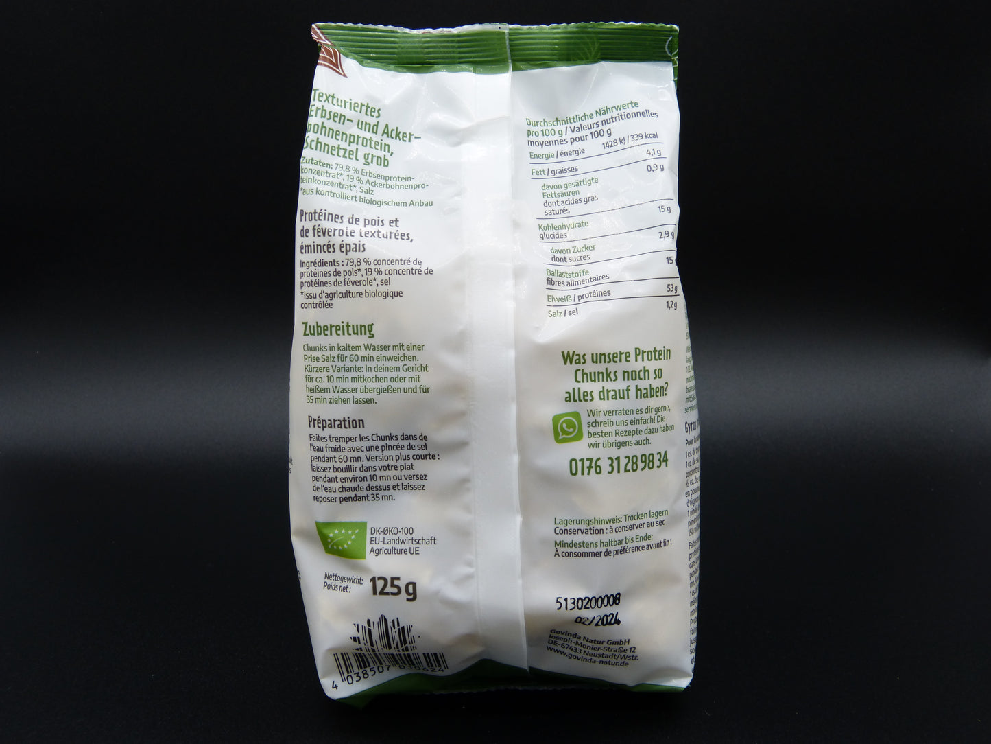 Protein Chunks Schnetzel