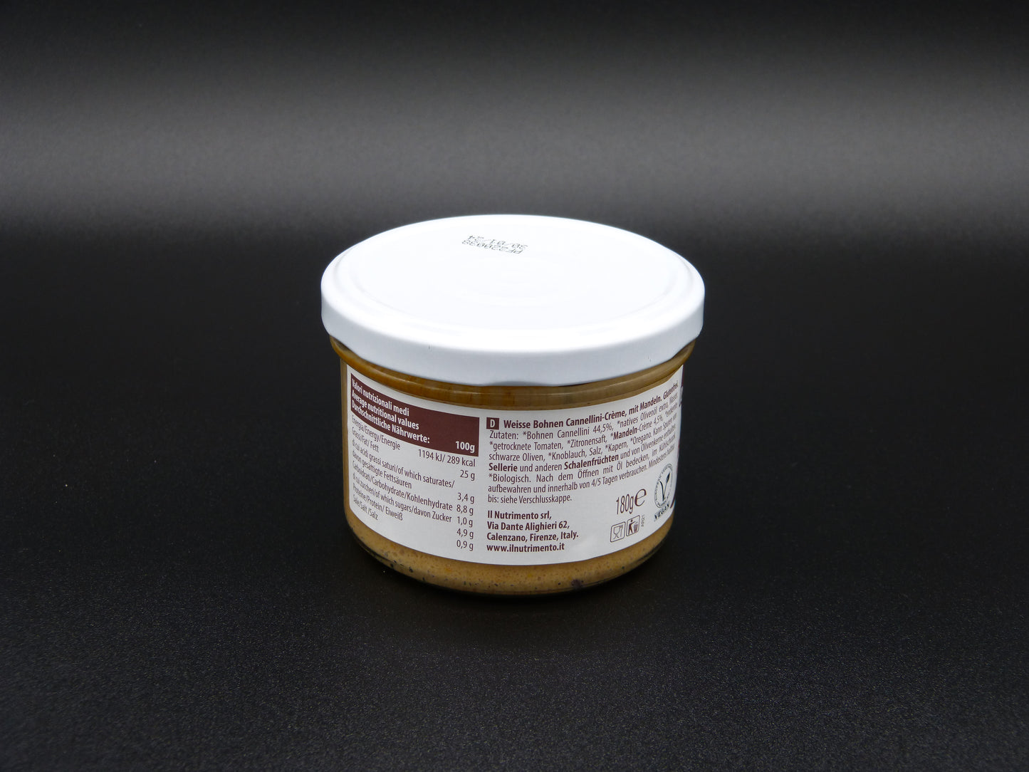 Hummus Cannellini Bohnen mediterran