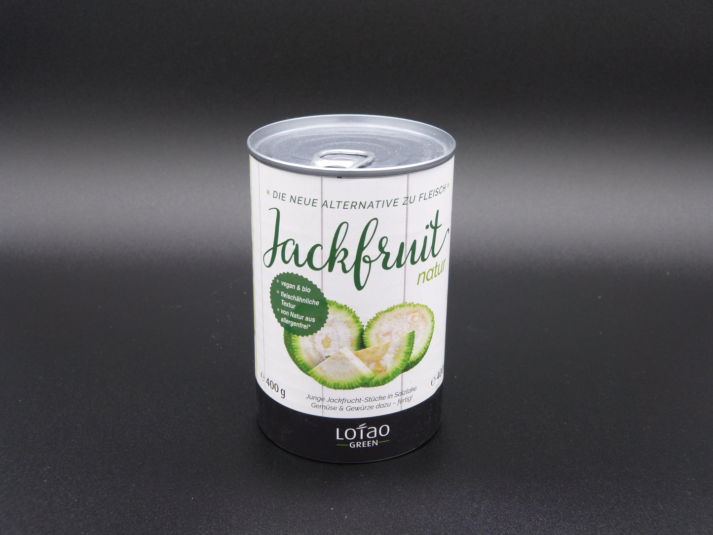 Junge Jackfruit in der Dose