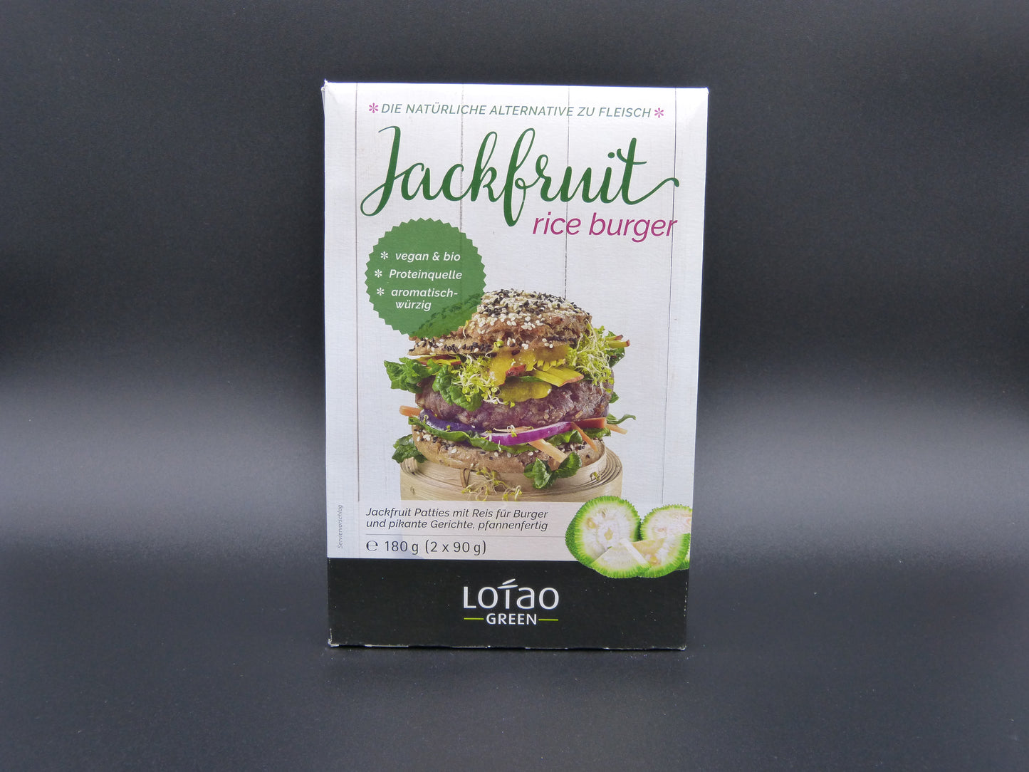 Jackfruit Rice Burger