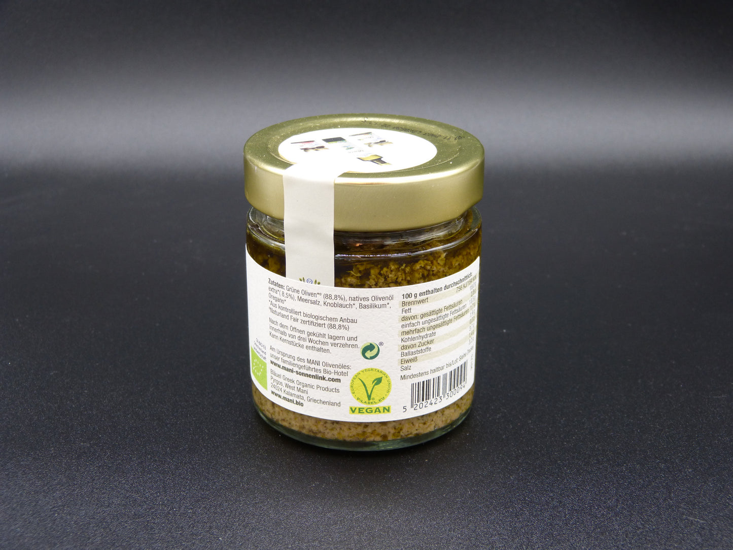 Grüne Olivenpaste