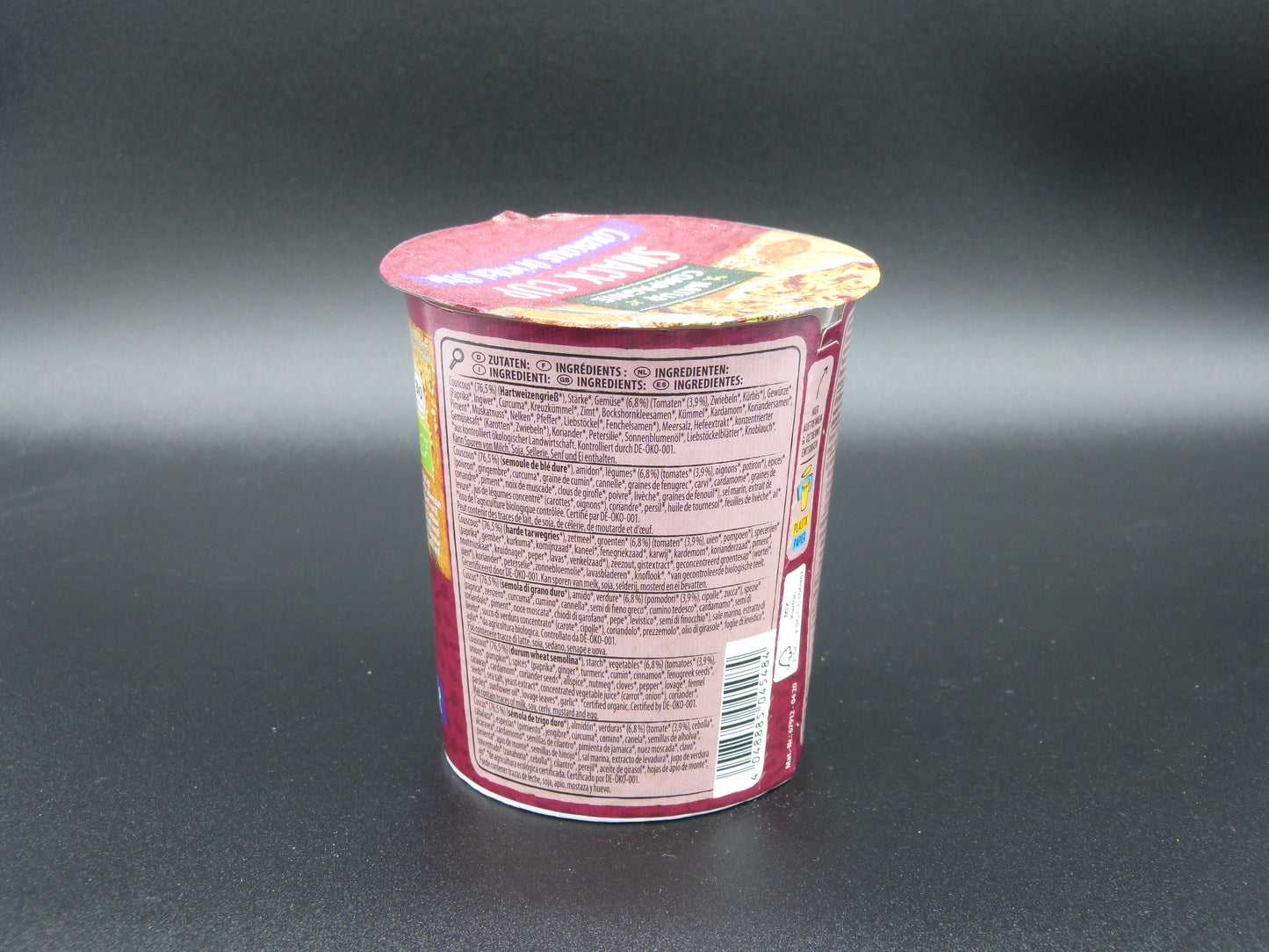 Snack Cup Couscous Oriental Taste