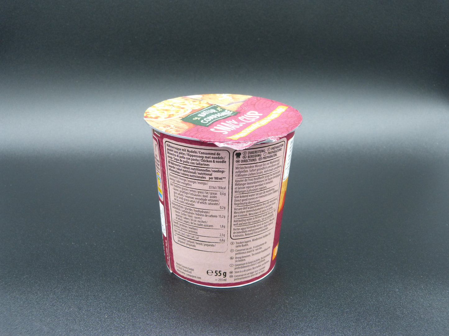 Asia Hühnersuppe mit Nudeln