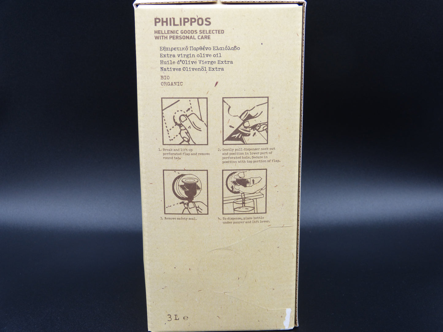 Natives Olivenöl Extra 3 Liter Bag in Box