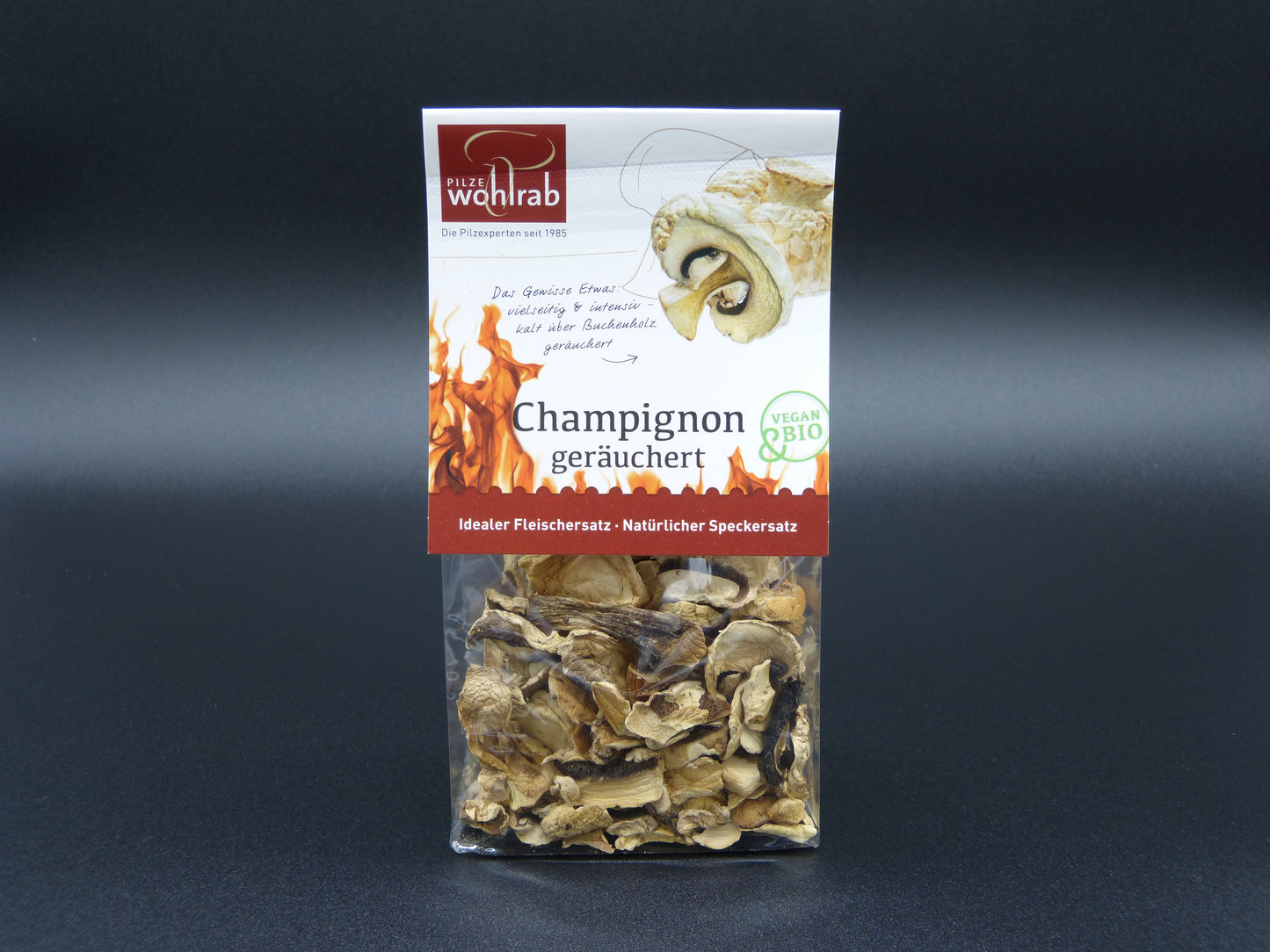 geräucherte Champignons