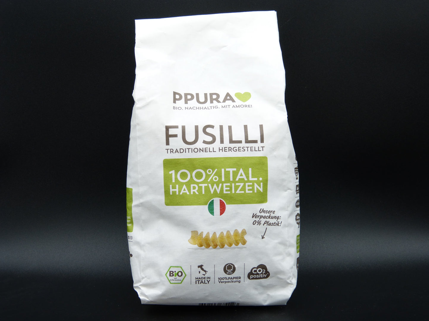 Fusilli aus italienischem Hartweizen