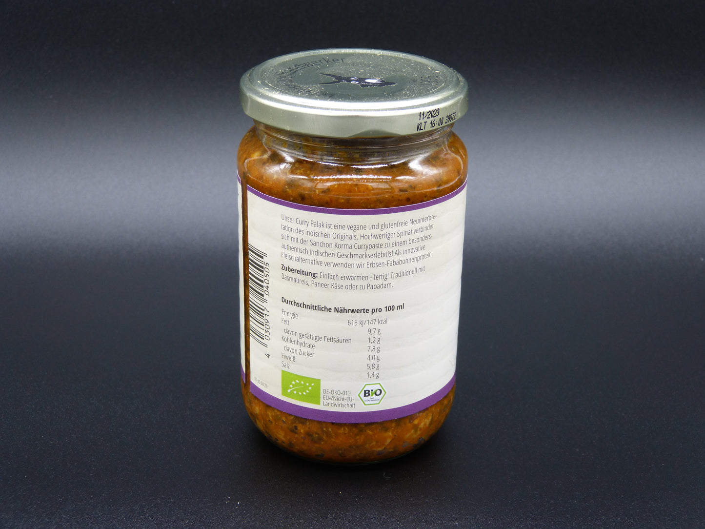 Currysauce Palak