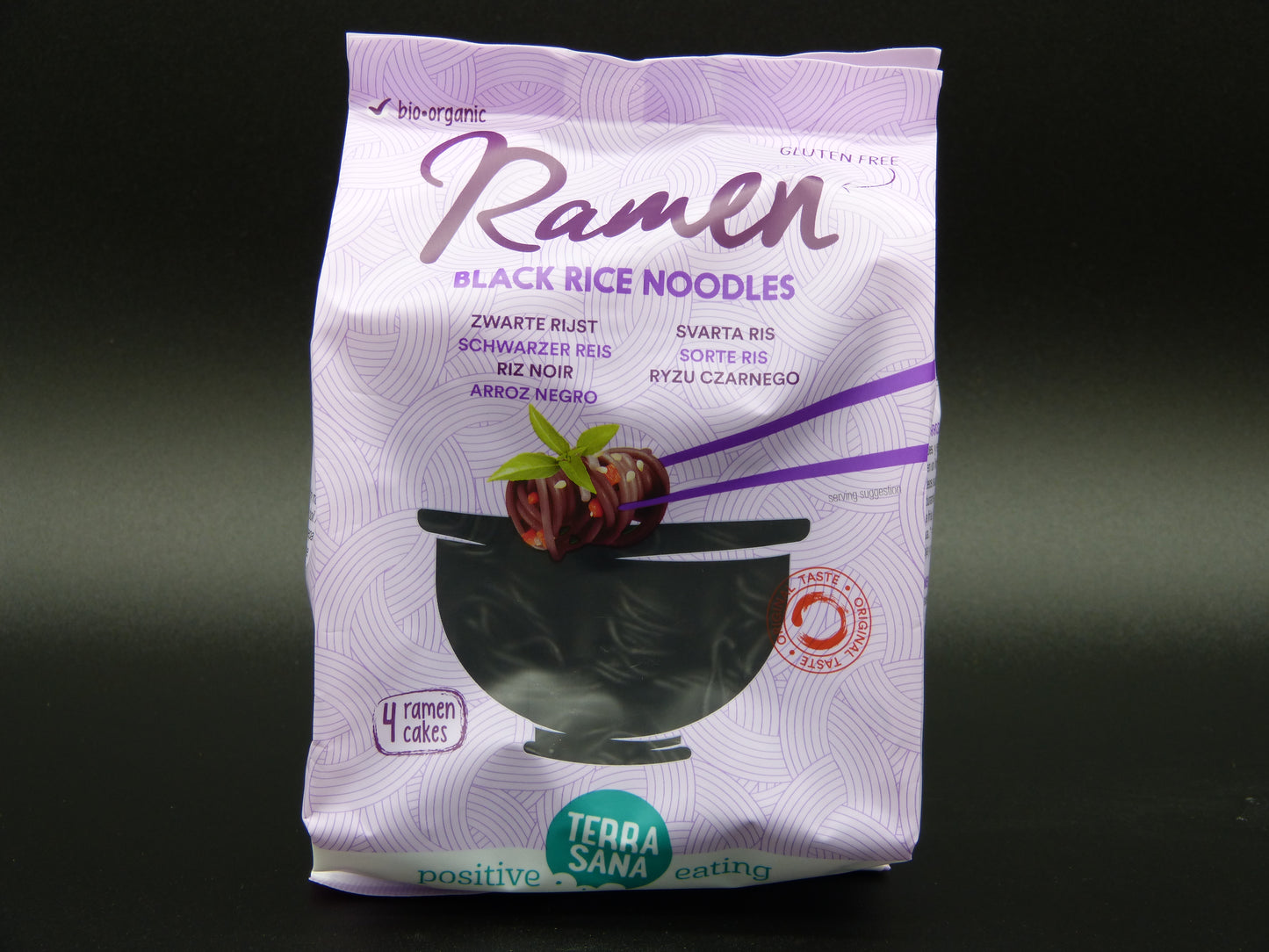 Ramen Schwarzer Reis