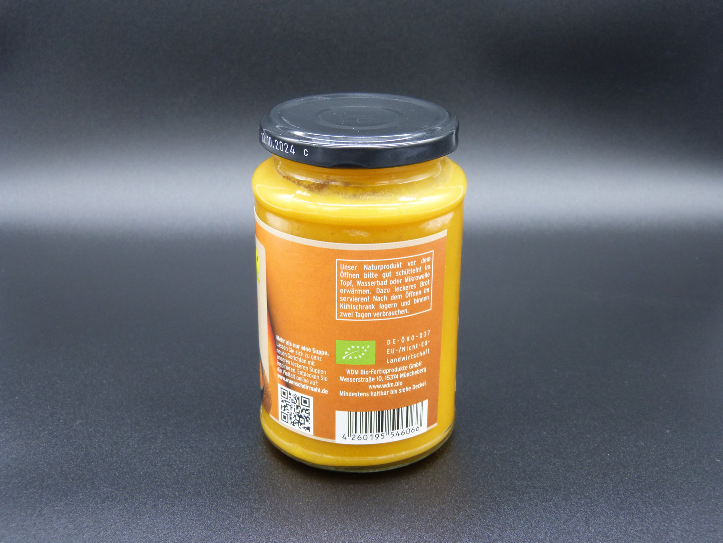 Karottencremesuppe mit Kokos