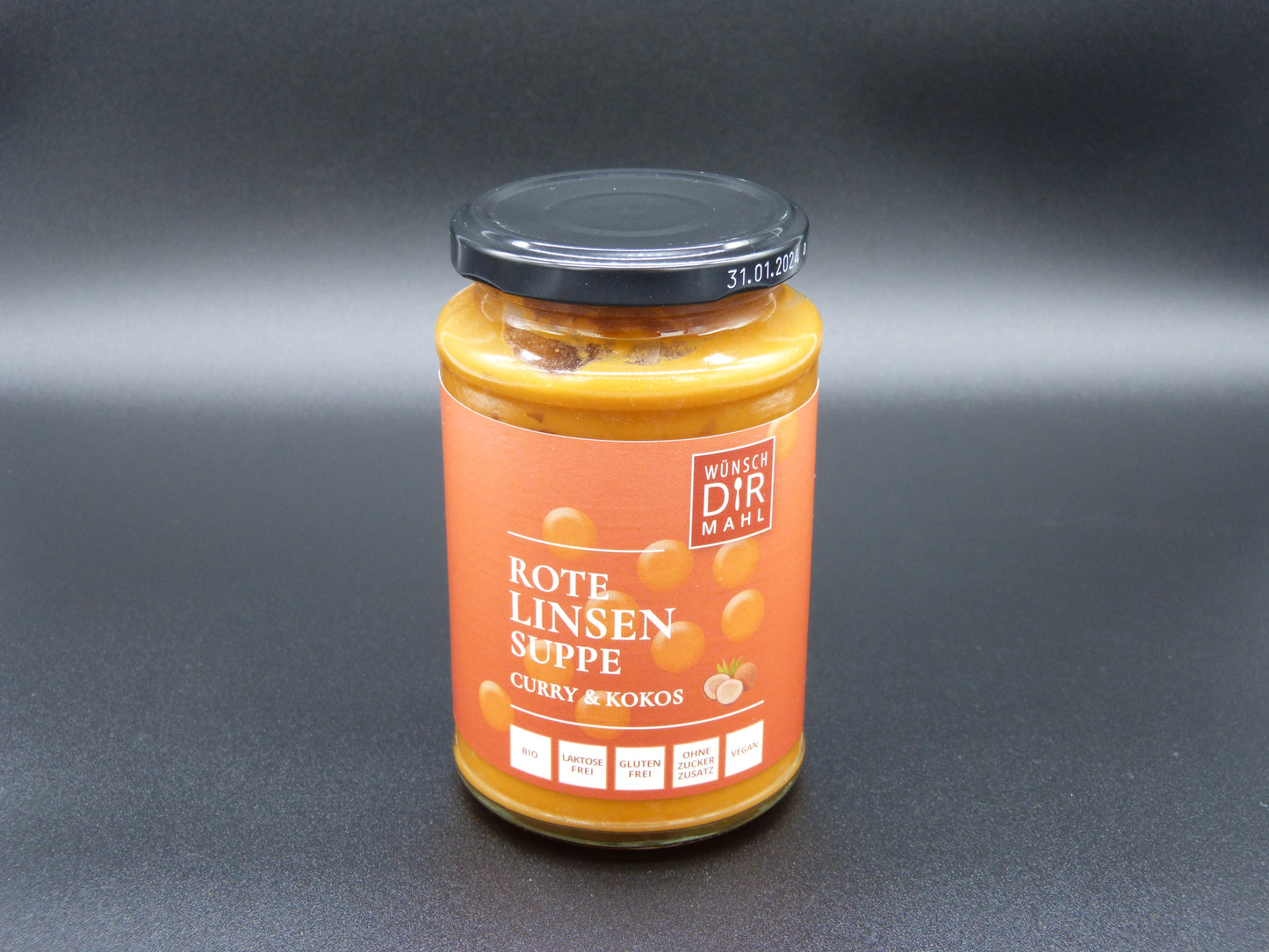 Rote Linsensuppe Curry & Kokos